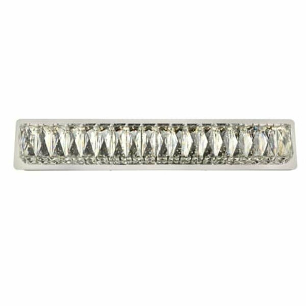 Elegant Lighting Elegant Lighting  Monroe Integrated LED Chip Light Wall Sconce, Chrome 3502W24C